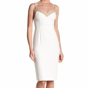 BLACK HALO | White Chantal Sheath Dress Sz 2